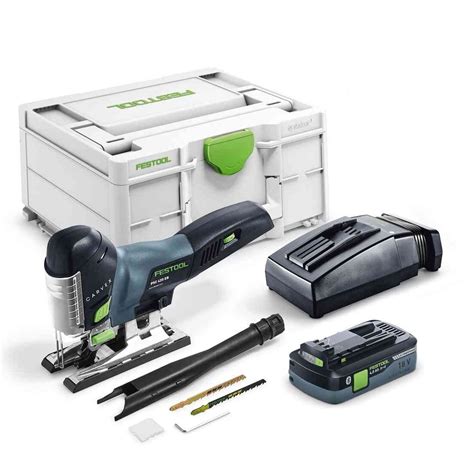 Akumuliatorinis siaurapjūklis CARVEX Festool PSC 420 HPC 4 0 EBI Plus