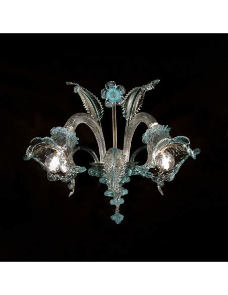 Ca Venier Applique Classica Veneziana In Vetro Di Murano Colorato