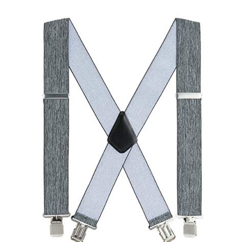 Suspenders For Men X Back Wide Adjustable Mens Suspenders With Heavy