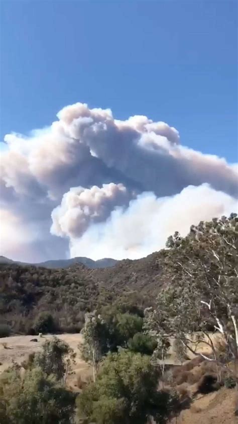 Celebrities Evacuate Southern California Wildfires