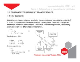 CINEMATICA DE PARTICULAS EN SOLIDWORKS PPT