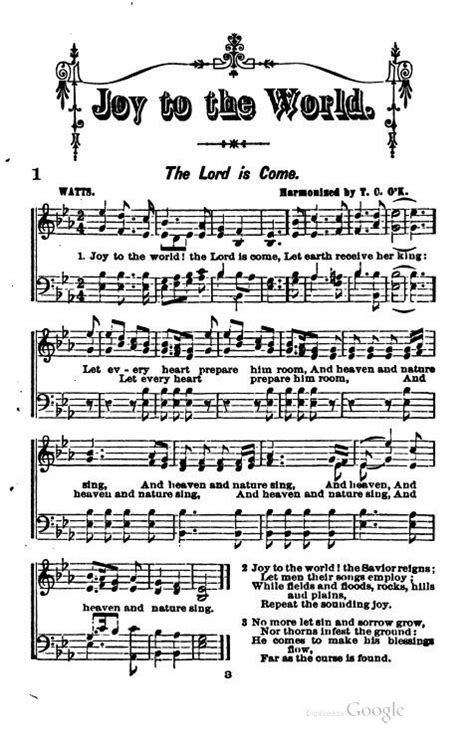 Joy To The World Joy Sheet Music