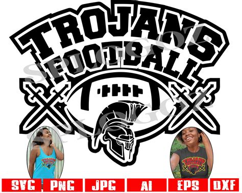 Trojans football svg, Trojan football svg, Trojans svg, Trojan svg ...