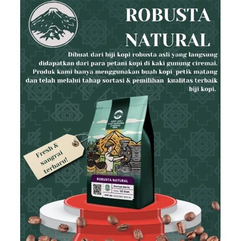 Jual Kopi Bubuk Robusta Natural Gunung Ciremai Shopee Indonesia