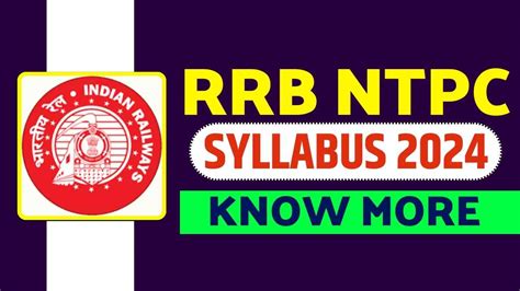 Rrb Railway Recruitment 2024 Syllabus Catlee Tawnya