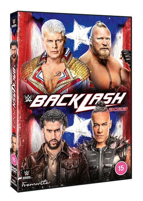 Wwe Backlash Dvd Wwe Home Video Uk