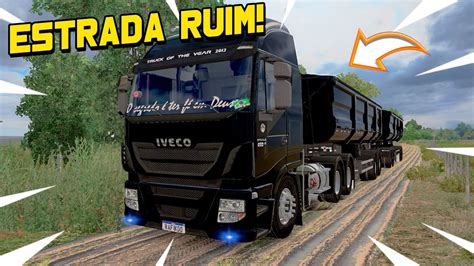 ESTRADAS DE TERRA O IVECO HI WAY NO RODOTREM CAÇAMBA MAPA SUL