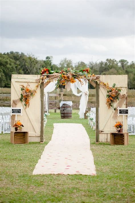 35 Totally Ingenious Rustic Outdoor Barn Wedding Ideas Dpf