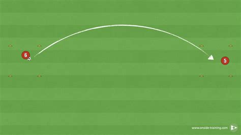 Long Passing And Control Drill - Onside - Training