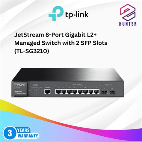 Tp Link Jetstream Port Gigabit L Managed Switch With Sfp Slots