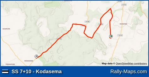 Ss 710 Kodasema Stage Map Paide Rally 2022 Emv 🌍 Rally