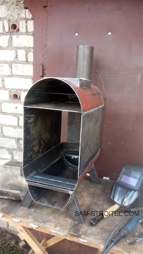 Печь своими руками из металла: фото и описание изготовления
