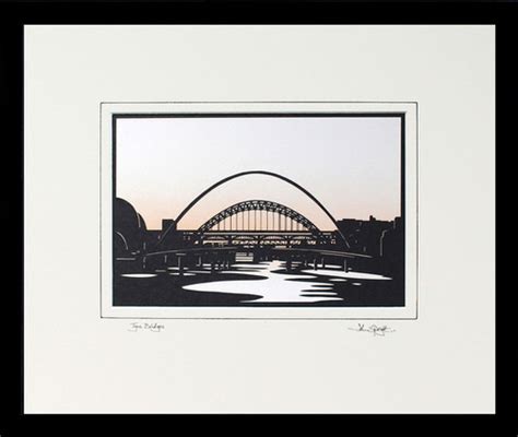 Tyne Bridges (Large Version) in Black frame | johnspeight