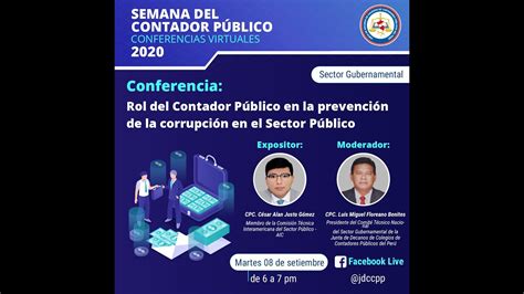 Conferencia Rol Del Contador Público En La Prevención De La Corrupción