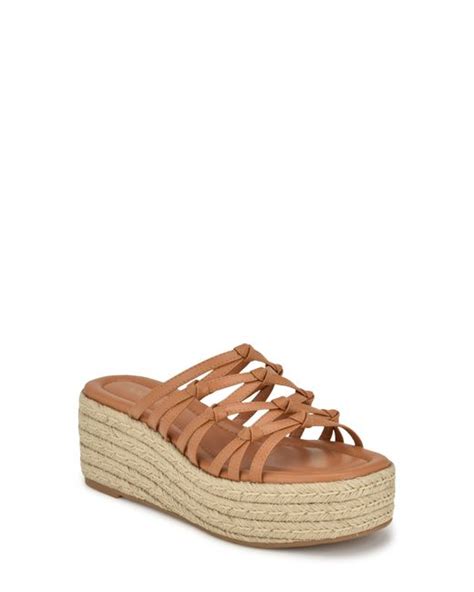 Nine West Cristy Espadrille Wedge Sandal In Brown Lyst