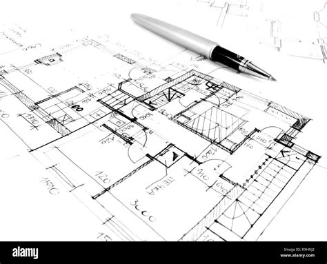 Architectural Drawing Plan Of House Project Architecture Engineering