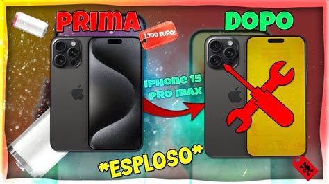 L IPHONE 15 PRO MAX ESPLODE YouTube