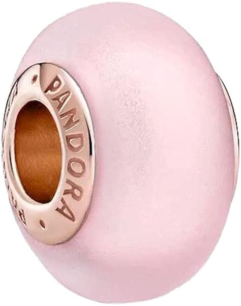 Pandora Matte Pink Murano Glass Charm Amazon Co Uk Jewellery