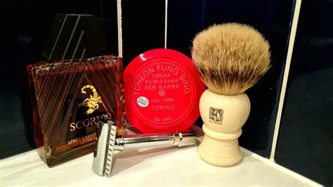 Merkur Opgress Adjustable Razor Tcheon Fung Sing Shaving Soap