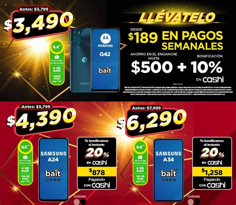 Folleto Bodega Aurrerá ofertas Hot Sale en celulares desde 1 990