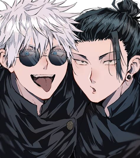 Gojou Satoru And Getou Suguru Jujutsu Kaisen Drawn By Nashizato99