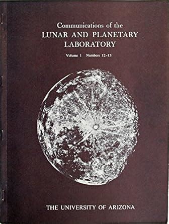 Communications Of The Lunar And Planetary Laboratory University Of