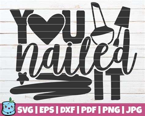 Nail Tech SVG Bundle Nail Artist SVG Cut Files Uso Etsy