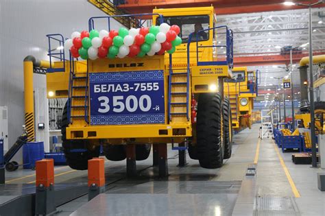 БЕЛАЗ выпустил 3500-й самосвал грузоподъемностью 55 тонн