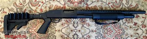 Mossberg 500 Persuader Pump Action Shotgun With Collapsible Stock Pistol Grip Northwest Firearms