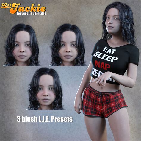 Lil Jackie For Genesis 8 Females Daz Content By 3DLoki