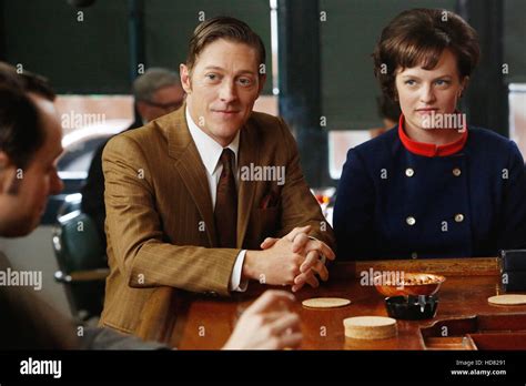 Mad Men From Left Vincent Kartheiser Kevin Rahm Elisabeth Moss