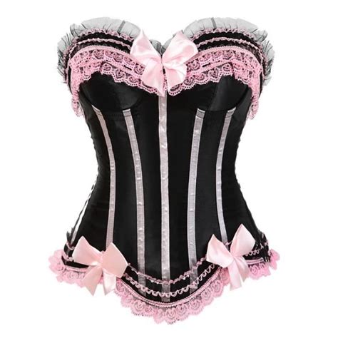 Corset grande taille pour femmes bustier de fête Costume Sexy Lingerie Vintage à lacets