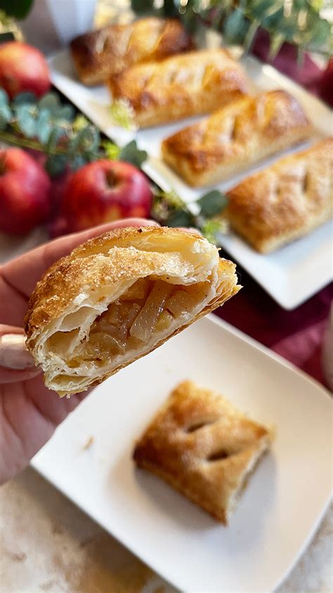 Apfeltaschen Mit Bl Tterteig Schnell Leicht Und Einfach