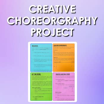 Creative Choreography Dance Project! by Dancing with Ms B | TPT