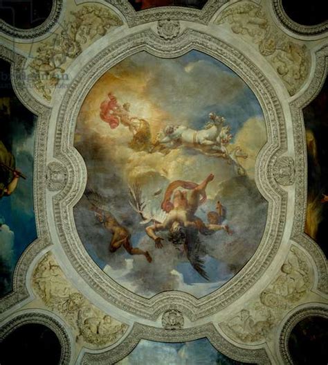 Image Of The Fall Of Icarus The Sun 1819 Fresco By Blondel Merry