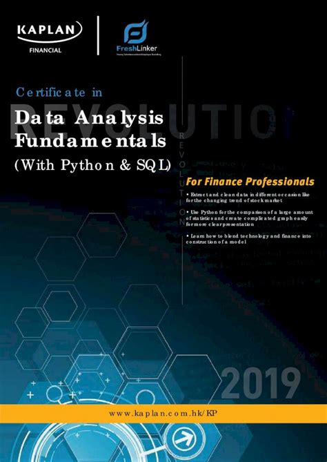 Pdf Certifica Te In Data Analysis Fundamentals R E O Data Analysis