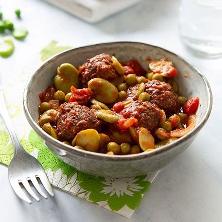 Ragoût de fèves et petits pois à la tomate L Eau Vive