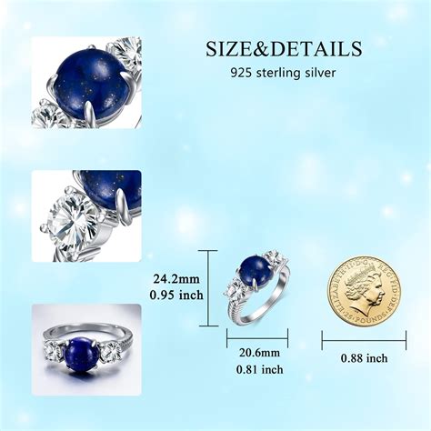 Wholesale Sterling Silver Lapis September Birthstone Rings