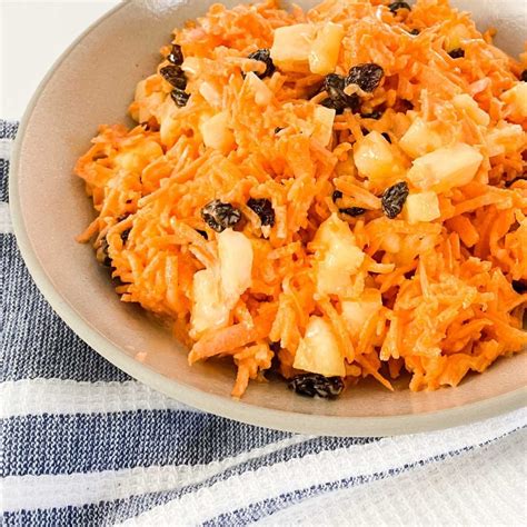 Carrot Raisin Salad With Pineapple Healthy Chick Fil A Copycat