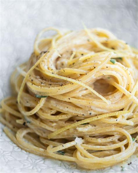 Vegan Pasta Al Limone Not Hangry Anymore Recipe