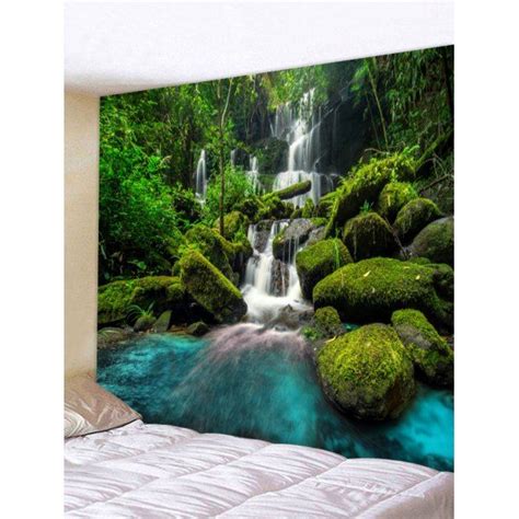 Rosewholesale Tapestry Wall Art Wall Tapestry Waterfall Scenery