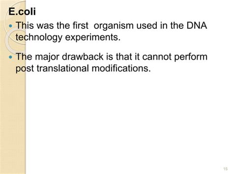 Recombinant Dna Technology Main Ppt Ppt