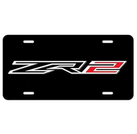 Chevy ZR2 Aluminum License Plate