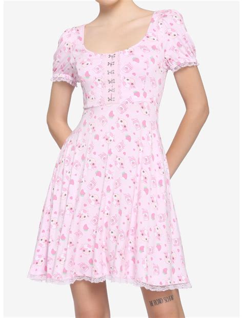 Strawberry Cow Henley Dress Hot Topic