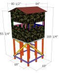 Deer Blind Plans Dimensions Myoutdoorplans