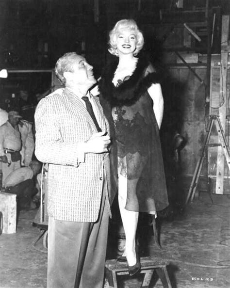Perfectlymarilynmonroe Marilyn Photographed On The Set Of Some Like It Hot Marilyn