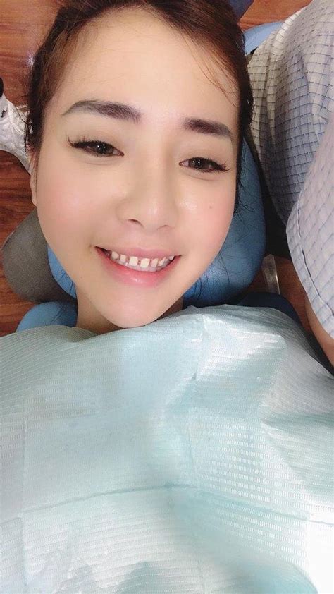 Hot girl hot boy Việt Tăng Thiên Kim khoe hàm răng thưa sao