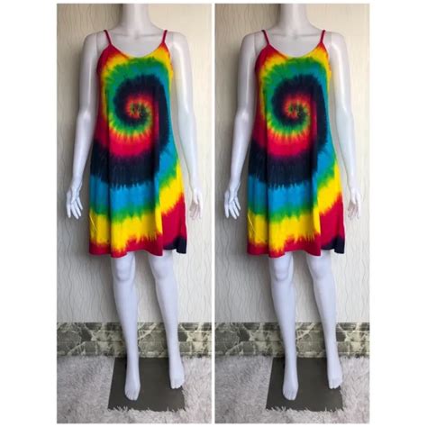 Mini Cotton Tie Dye Dress Bangkok Made Lazada PH