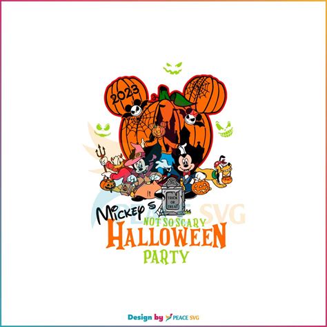 Disney Halloween Mickeys Not So Scary Halloween Party SVG » PeaceSVG