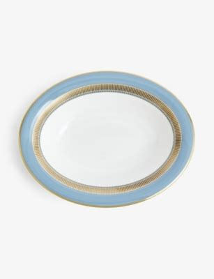 WEDGWOOD Helia Oval Bone China Open Dish 19cm Selfridges